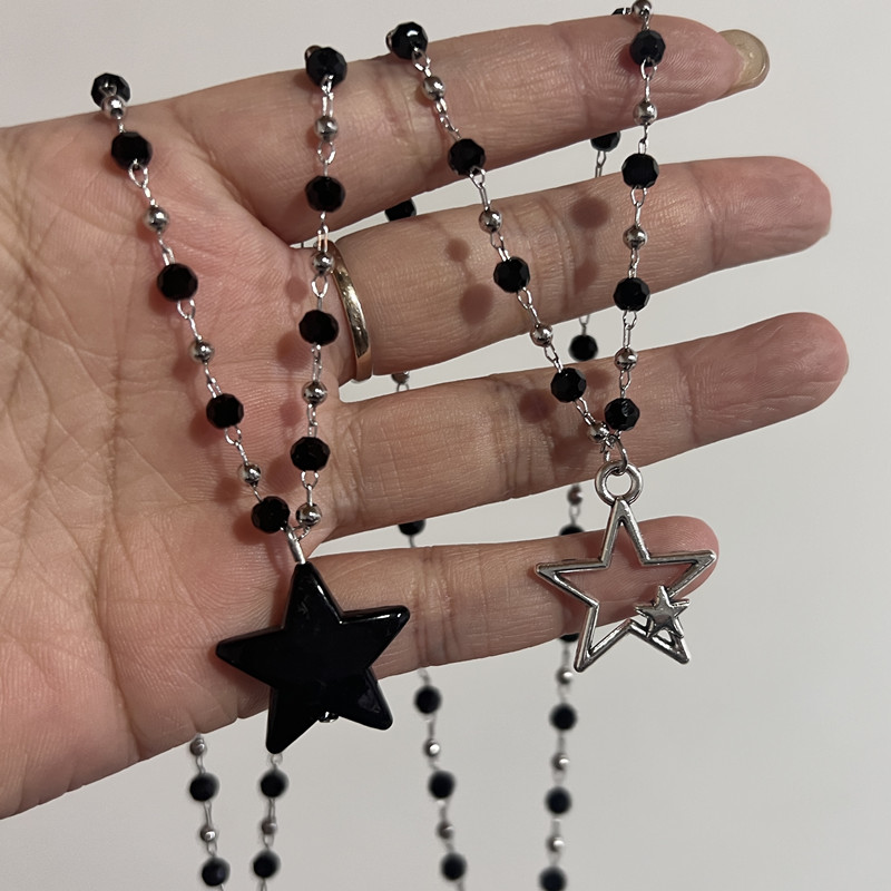 Men Accessories Aesthetic - Vintage y2k acessórios estéticos estrela pingente