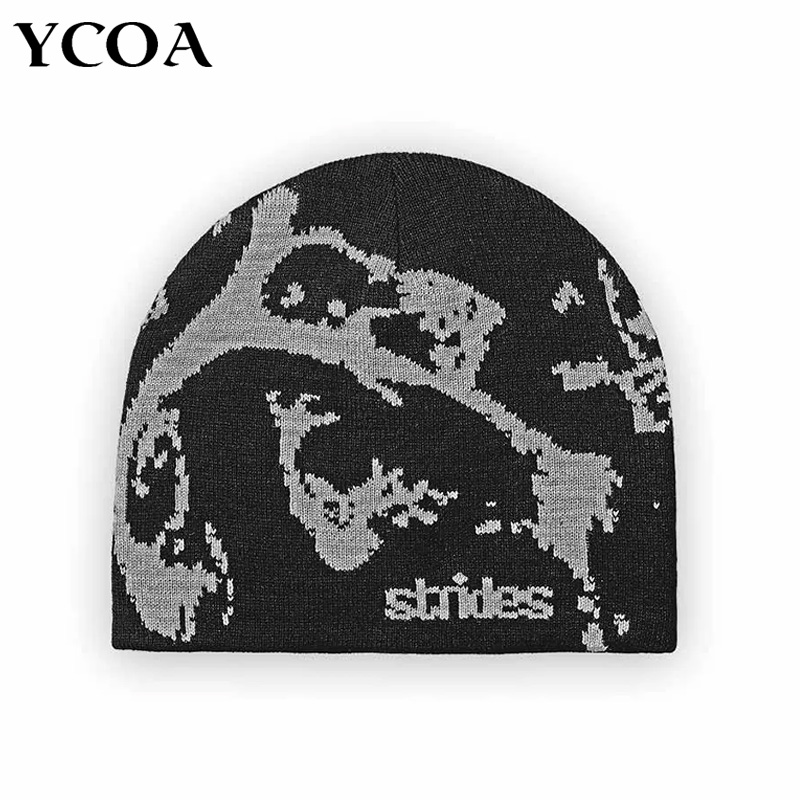 Men Accessories Aesthetic - Gorro masculino strides splatter gorro coreano