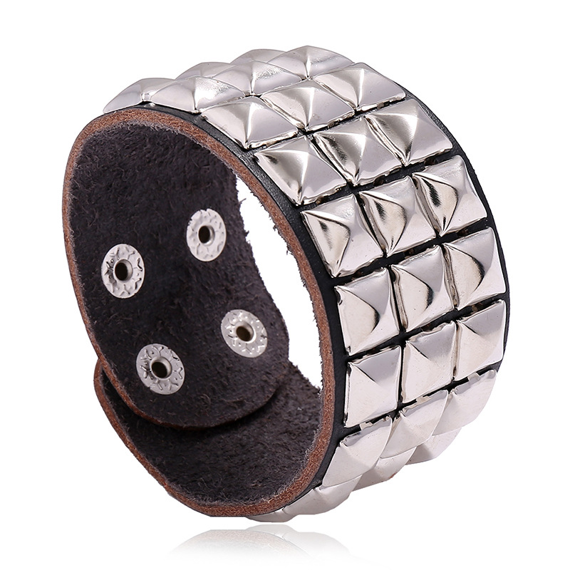 Men Accessories Pk - Pulseira masculina hip hop punk com