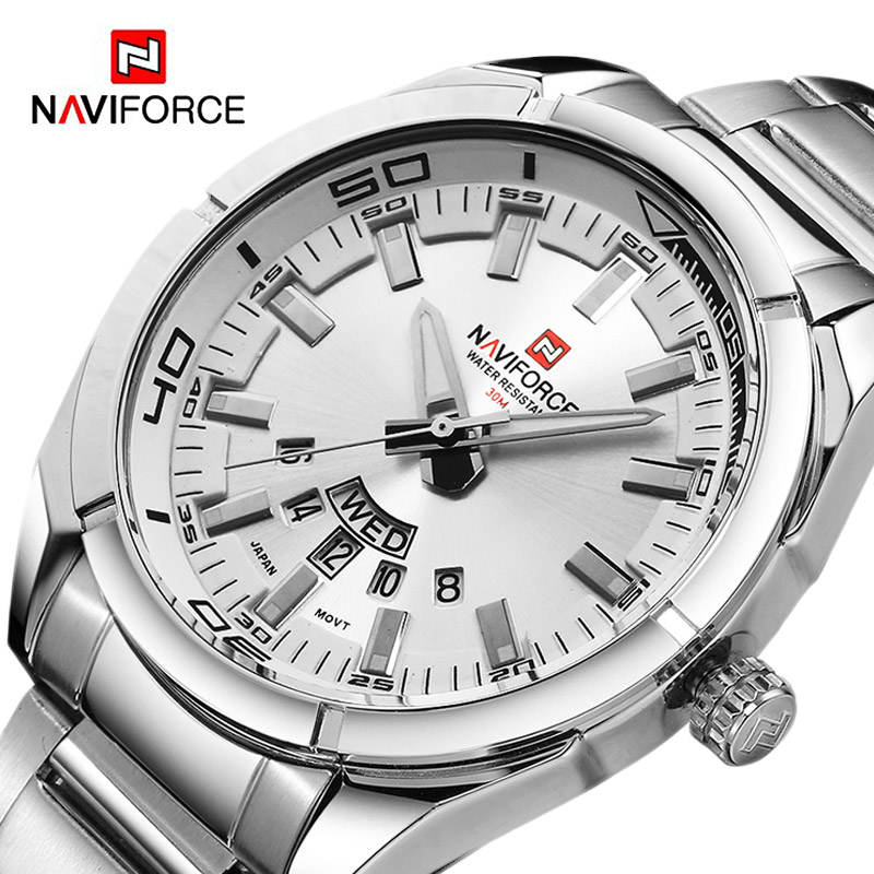 Men Accessories For Wrist - Relógio Masculino NAVIFORCE de Luxo em