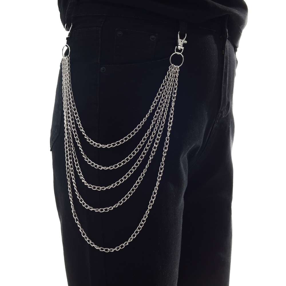 Men Accessories Aesthetic - Corrente punk unissex para jeans e