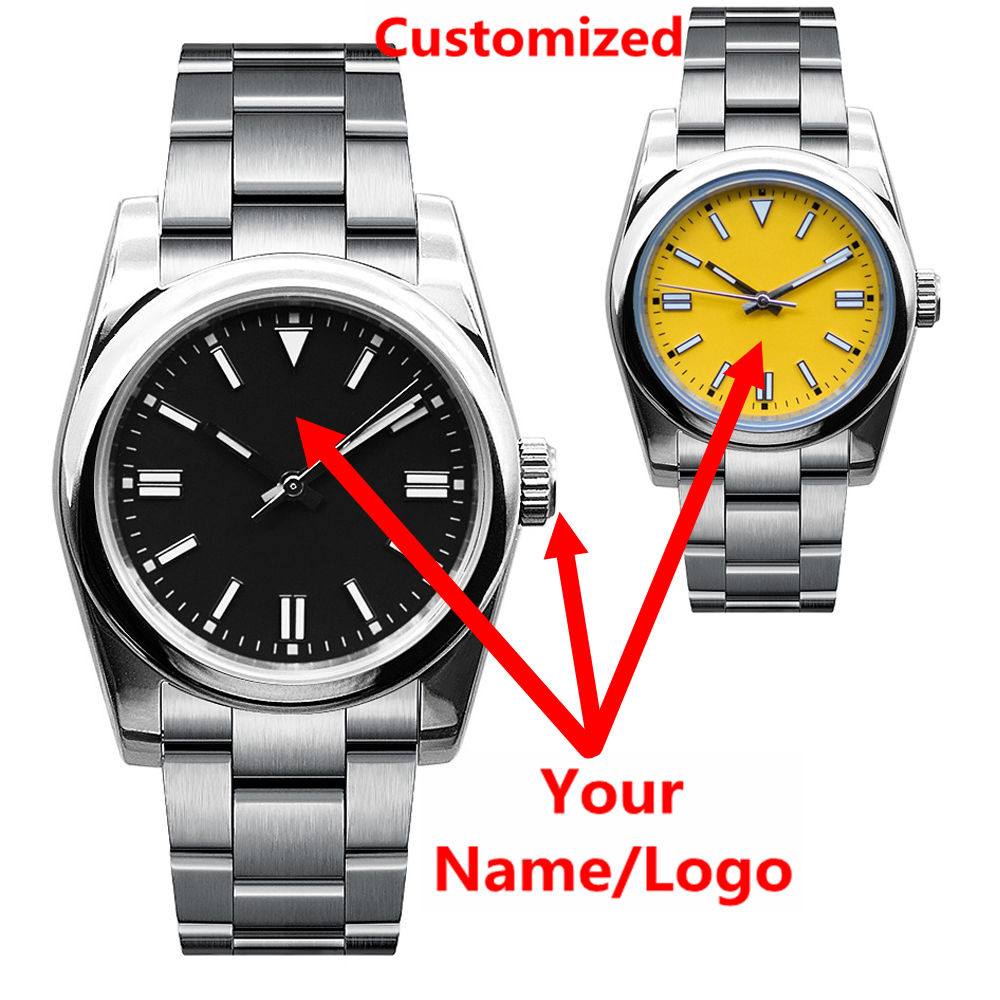 Men Accessories Jewellery - Relógio Masculino Personalizado com Logotipo, Luxuoso,