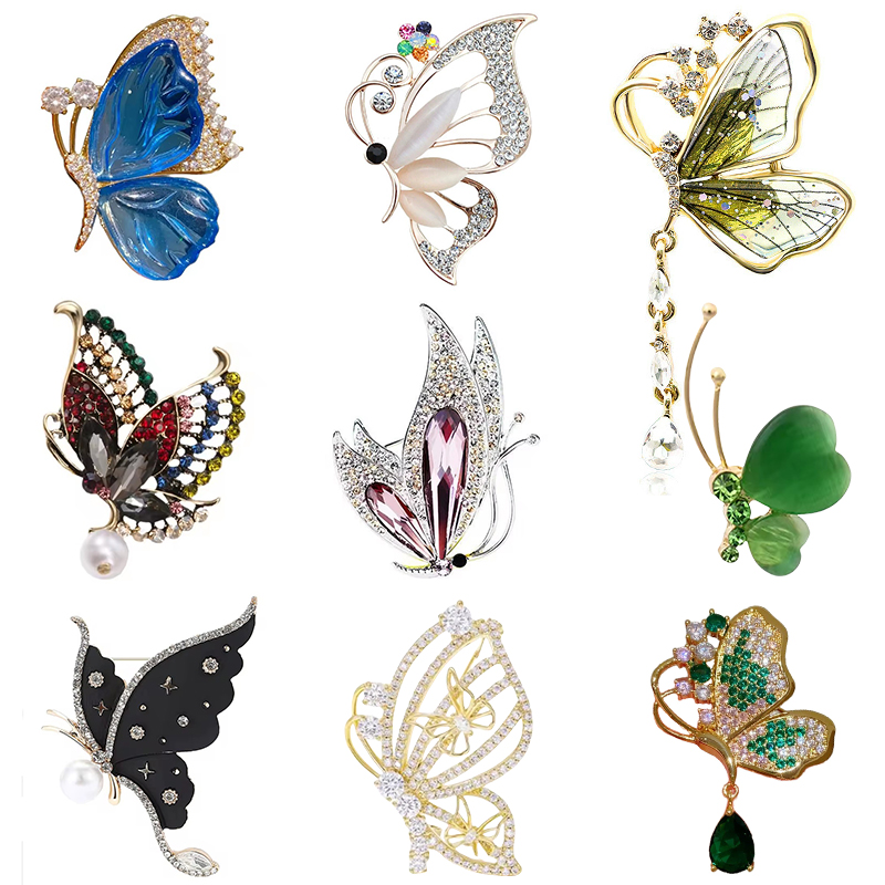 Men'S Accessories Trends 2025 - Broche de borboleta delicado para mulheres