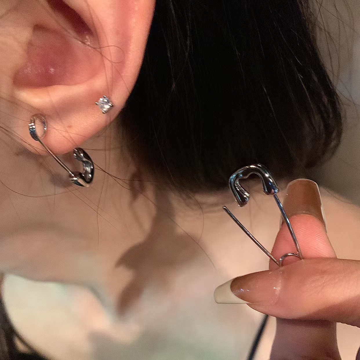 Brincos de pingente estrela cr - Men Accessories Aesthetic avaliação e preço