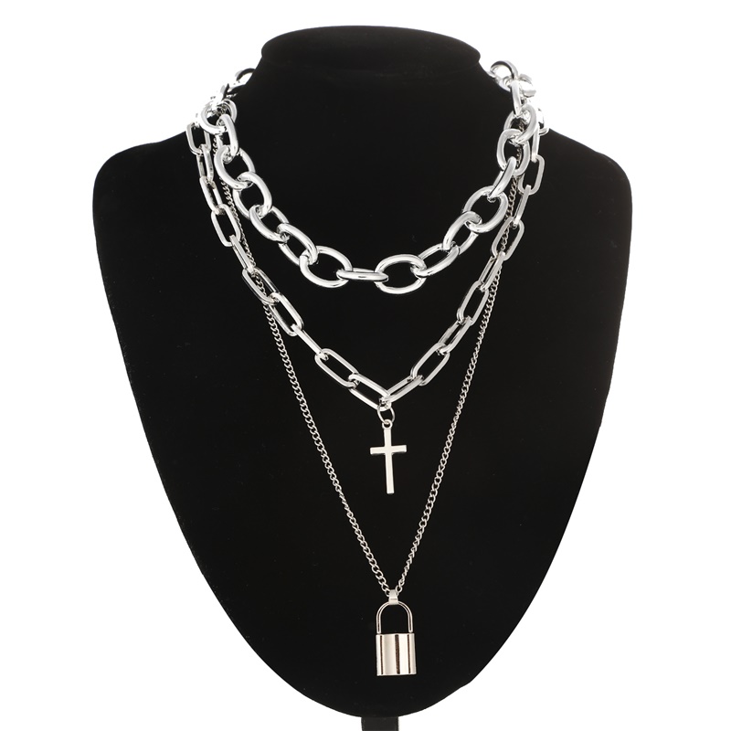 FNQUFUJ em camadas grunge esté - Men Accessories Aesthetic avaliação e preço