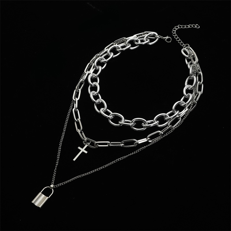 FNQUFUJ em camadas grunge esté - Men Accessories Aesthetic avaliação e preço