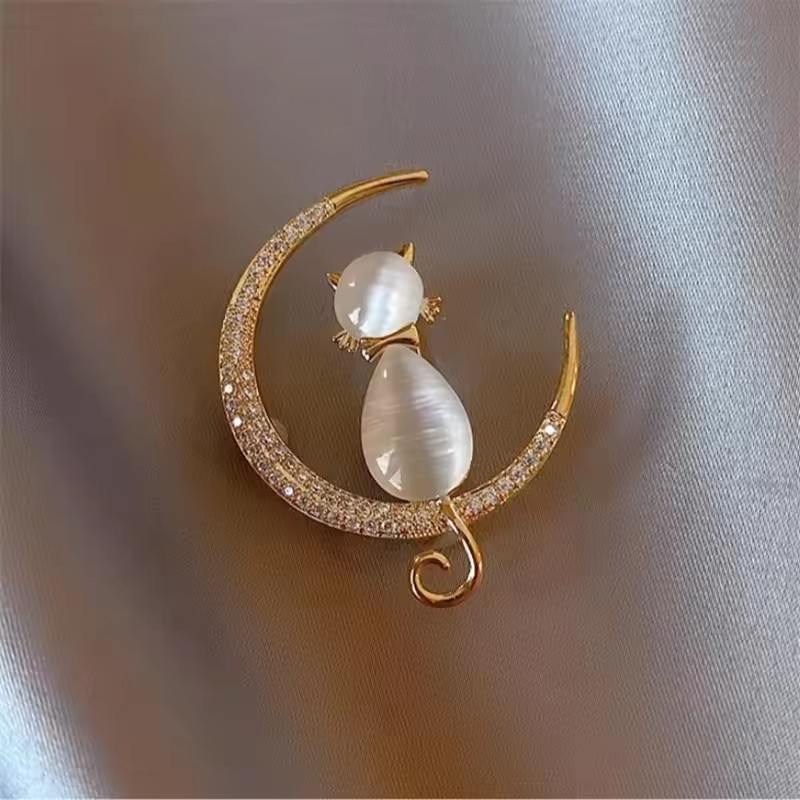 Broche de gato fofo para homen - Men'S Accessories Trends 2025 avaliação e preço