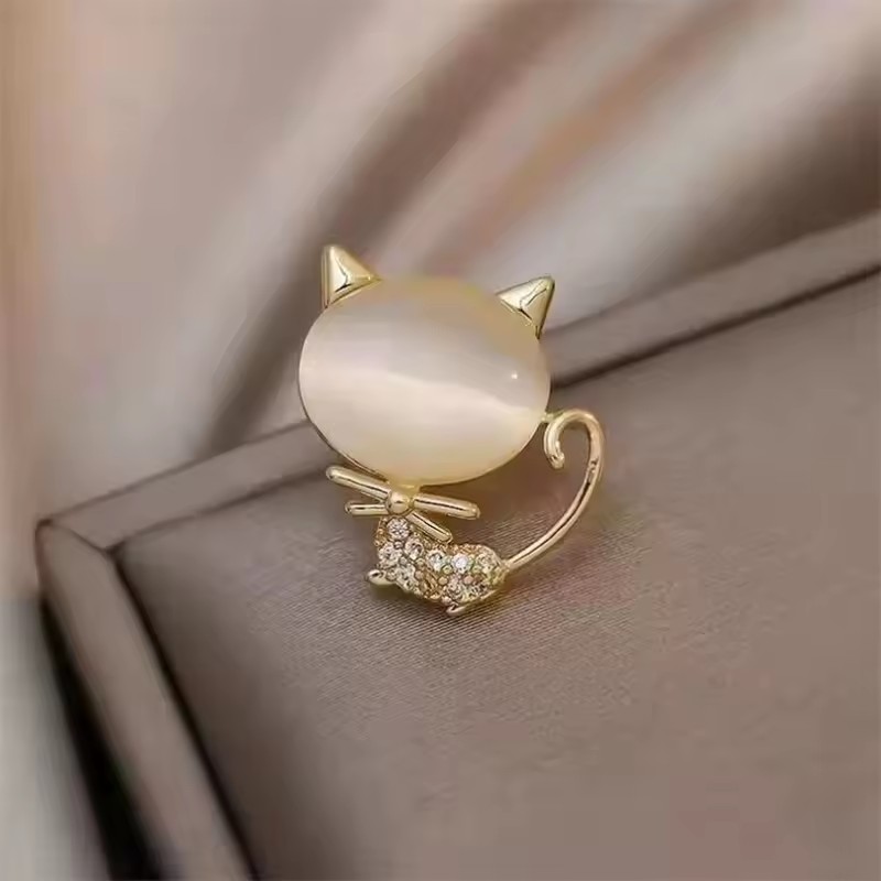 Broche de gato fofo para homen - Men'S Accessories Trends 2025 avaliação e preço