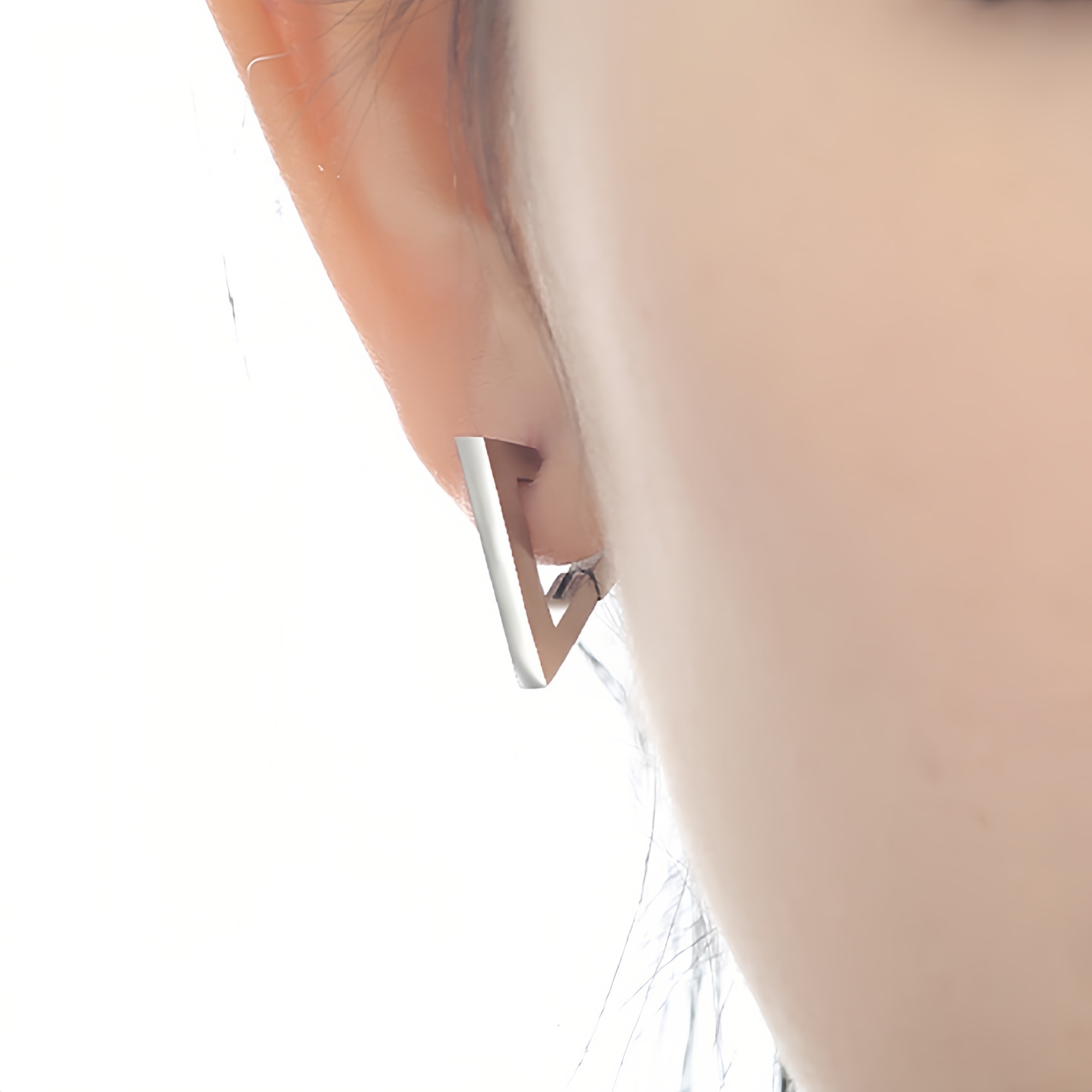 Polido triângulo geometria aço - Men'S Accessories Trends 2025 avaliação e preço