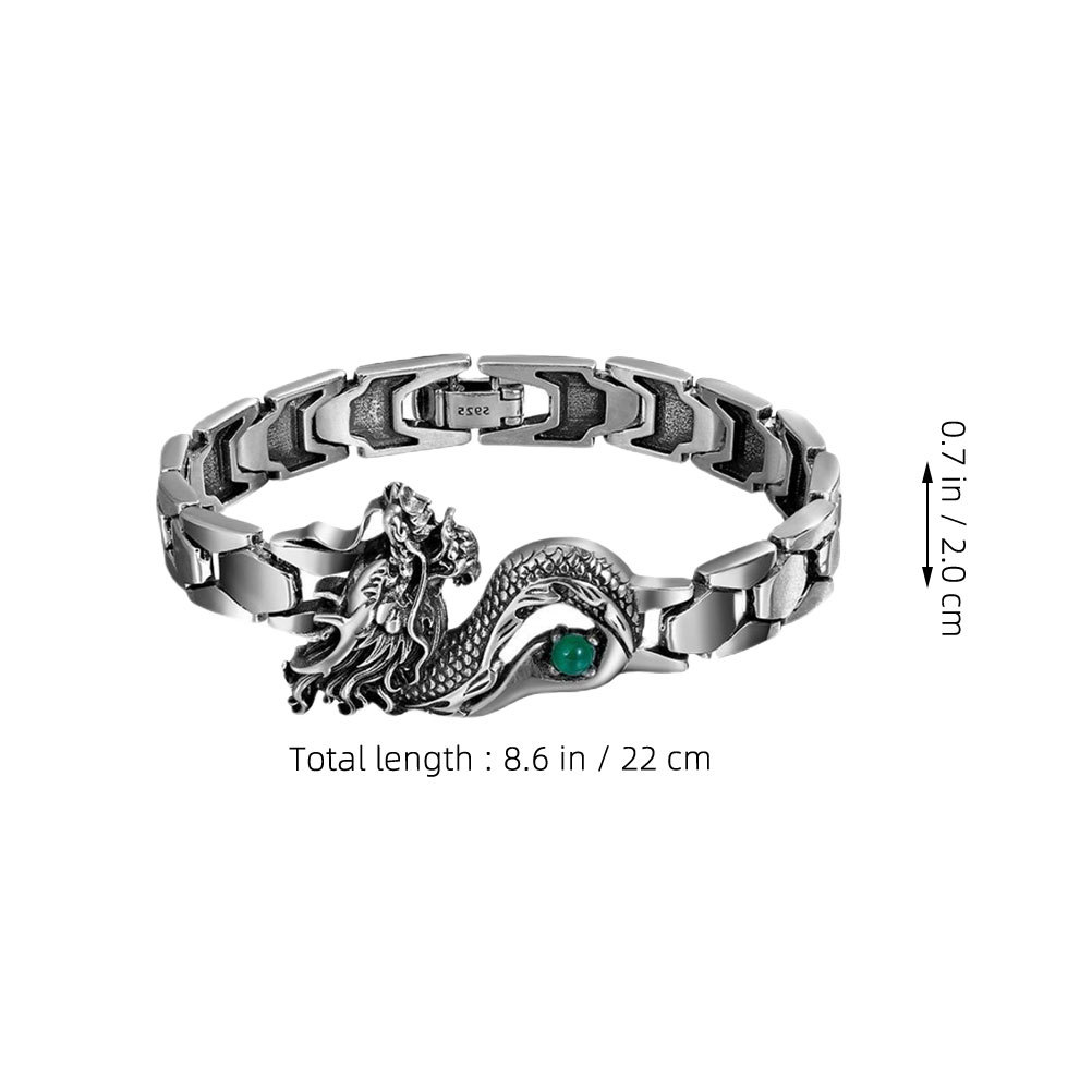 Pulseira de dragão elegante, j - Men Accessories Aesthetic avaliação e preço