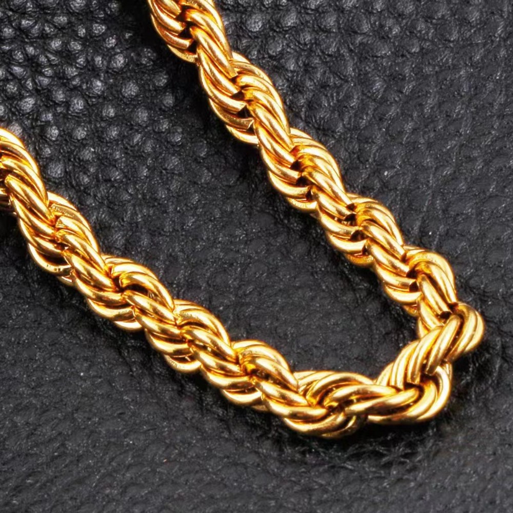 Colar de corrente redonda de 4 - Men'S Accessories Office avaliação e preço