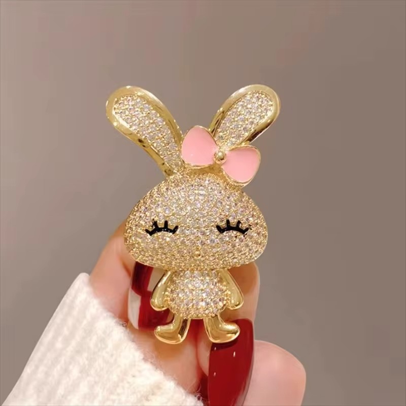 Broche de coelho romântico par - Men'S Accessories Trends 2025 avaliação e preço
