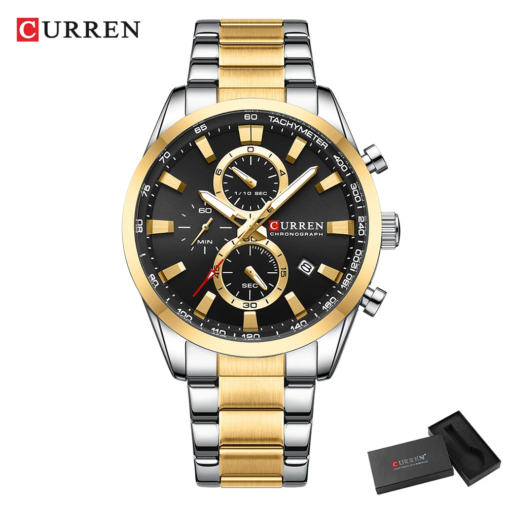 CURREN Casual Quartz Chrono Sp - Men Accessories Jewellery avaliação e preço
