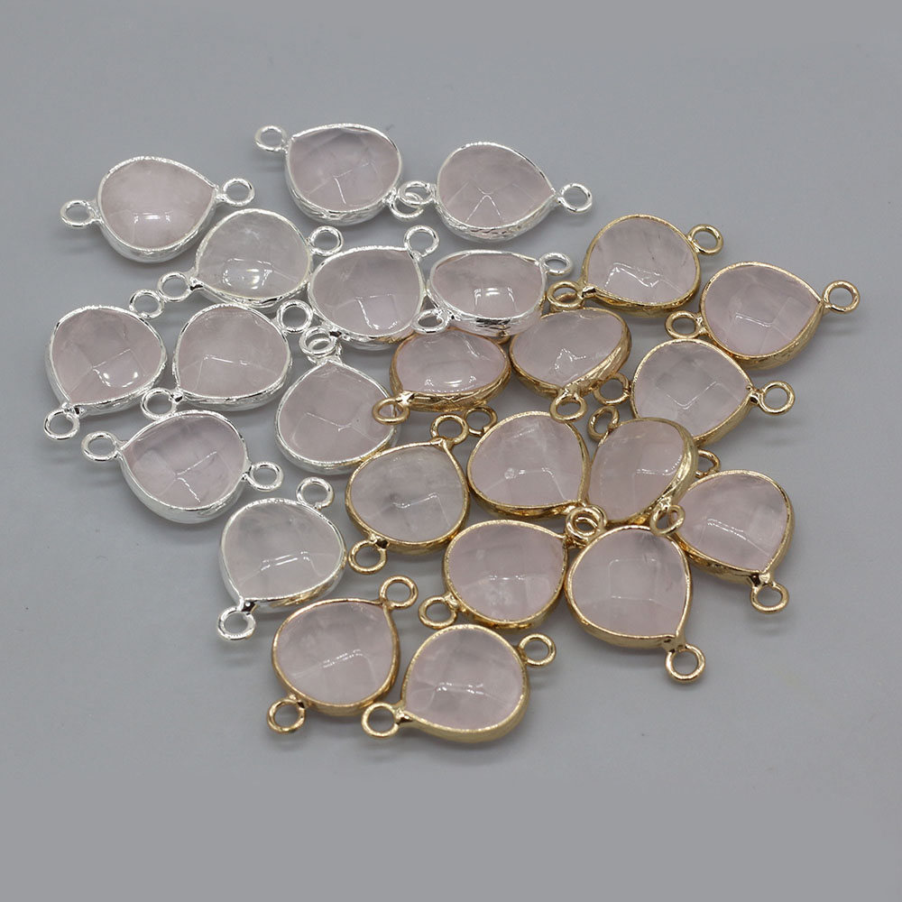 2 pçs conectores de pedra natu - Men Accessories Jewellery avaliação e preço