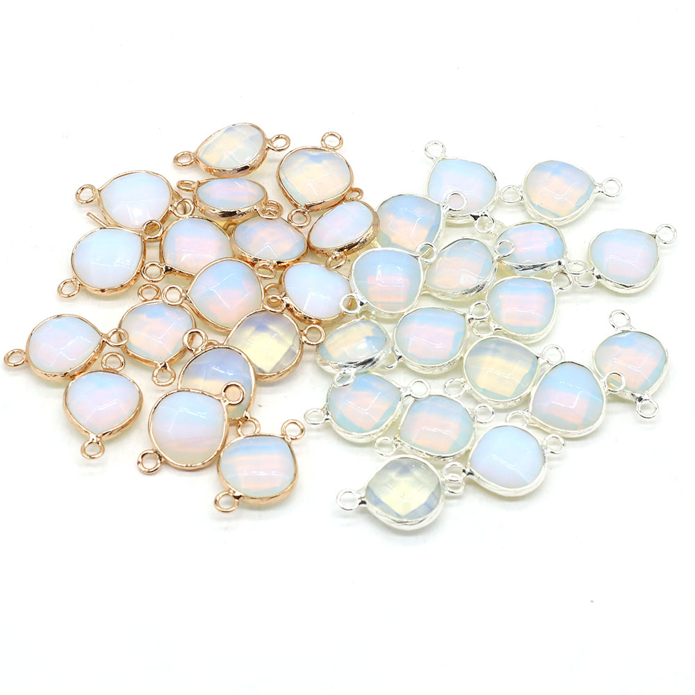 2 pçs conectores de pedra natu - Men Accessories Jewellery avaliação e preço