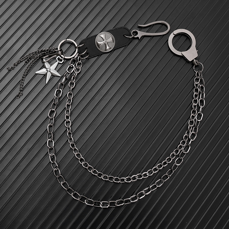 Punk steet couro chaveiros cor - Men Accessories Pk avaliação e preço