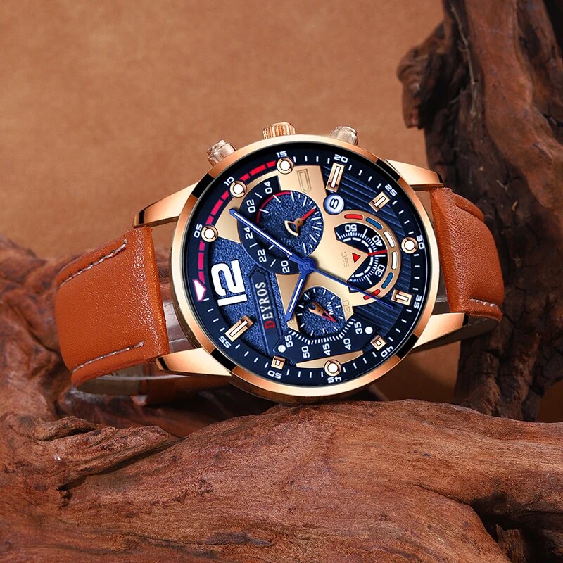 Relógio de quartzo de couro de - Men Accessories For Wrist avaliação e preço