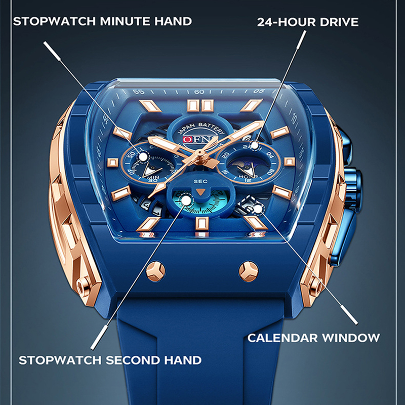 Multifuncional cronógrafo reló - Men Accessories For Wrist avaliação e preço