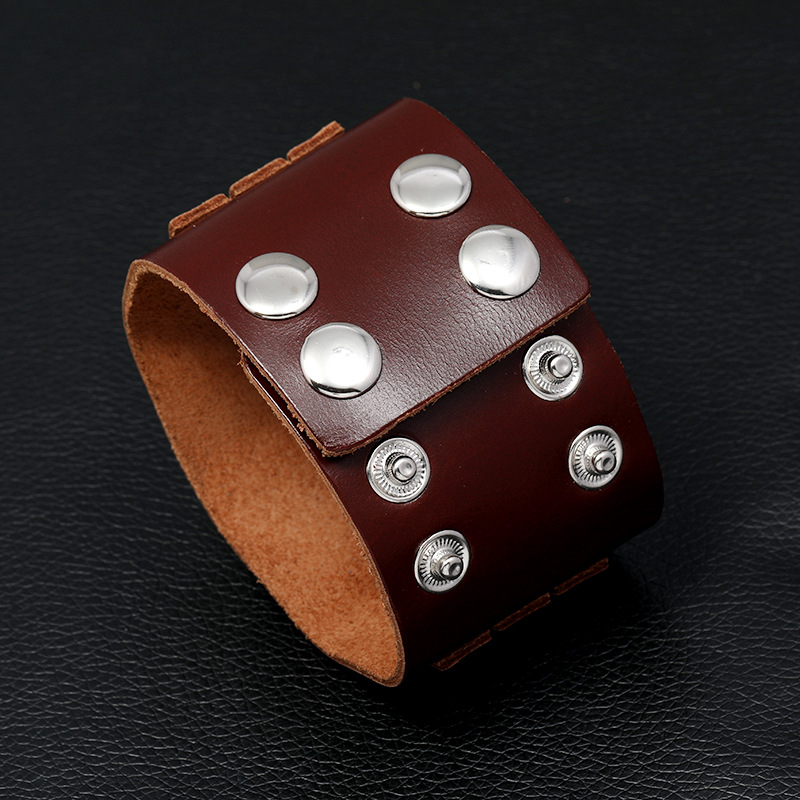 Pulseira Masculina de Couro Ge - Men Accessories Pk avaliação e preço