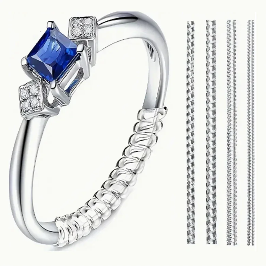 4/8 peças-regulador de tamanho - Men Accessories Ring avaliação e preço