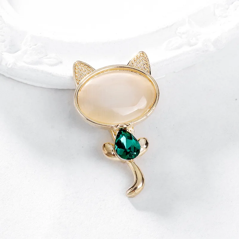 1 Peça Broche de Gato Chique p - Men'S Accessories Trends 2025 avaliação e preço