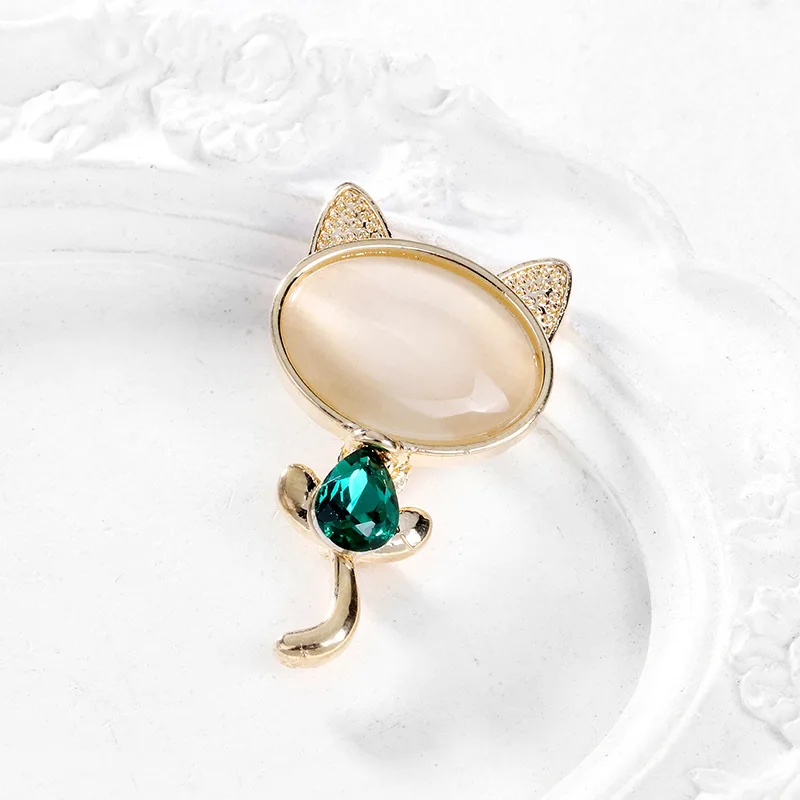 1 Peça Broche de Gato Chique p - Men'S Accessories Trends 2025 avaliação e preço