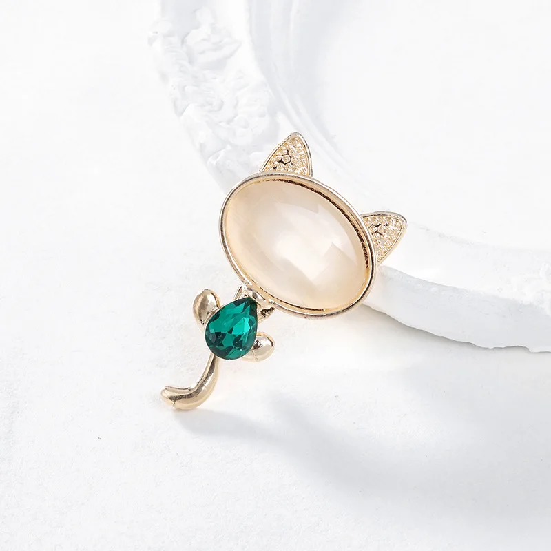 1 Peça Broche de Gato Chique p - Men'S Accessories Trends 2025 avaliação e preço