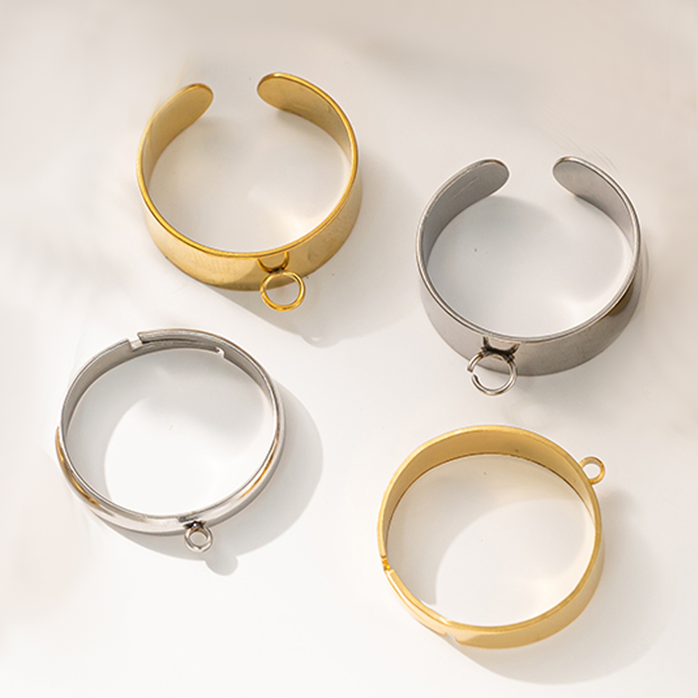 5 pçs/lote aço inoxidável cor  - Men Accessories Ring avaliação e preço