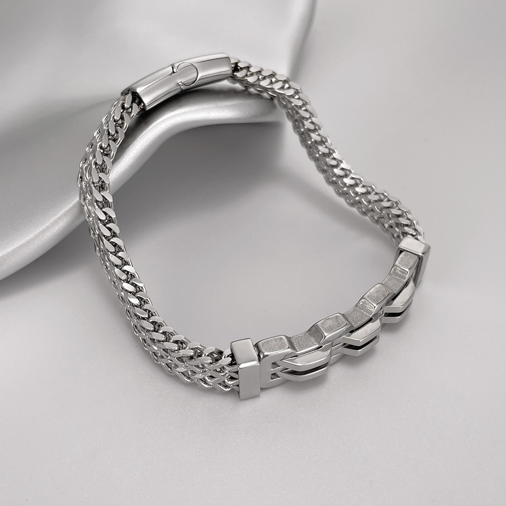 Pulseira Masculina de Aço Inox - Men Accessories Pk avaliação e preço