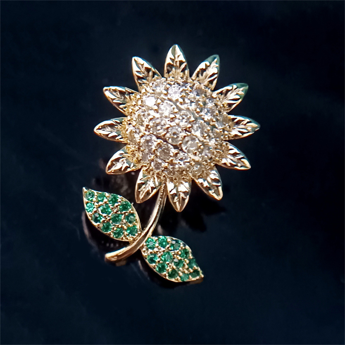 1 Broche de Girassol para Home - Men'S Accessories Trends 2025 avaliação e preço