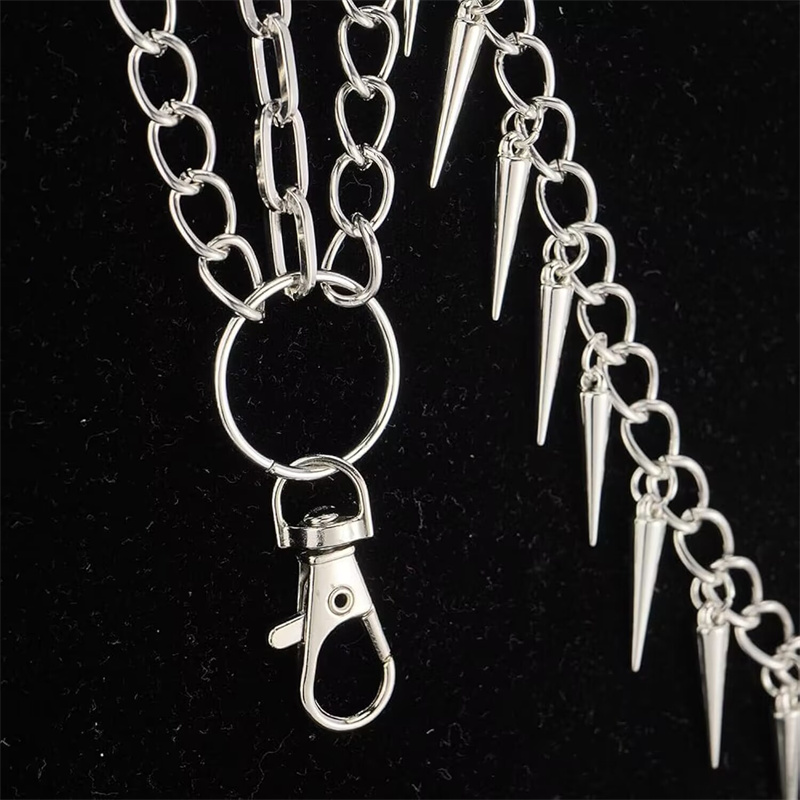 Camada 3 corrente punk nas cal - Men Accessories Aesthetic avaliação e preço